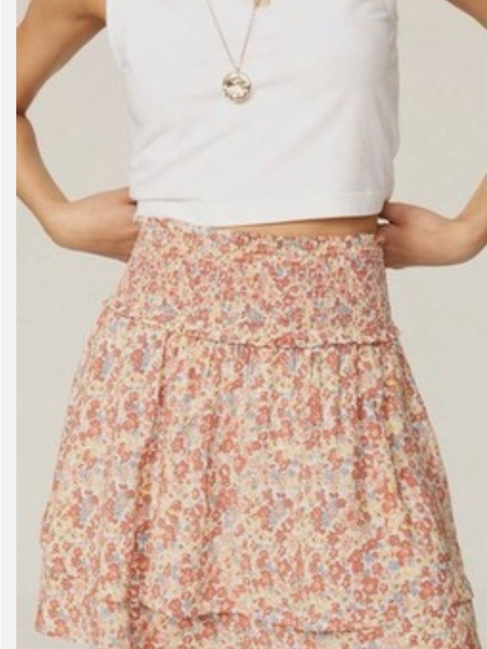 Rails Addison tiered wildflower print skirt - Picture 2 of 6